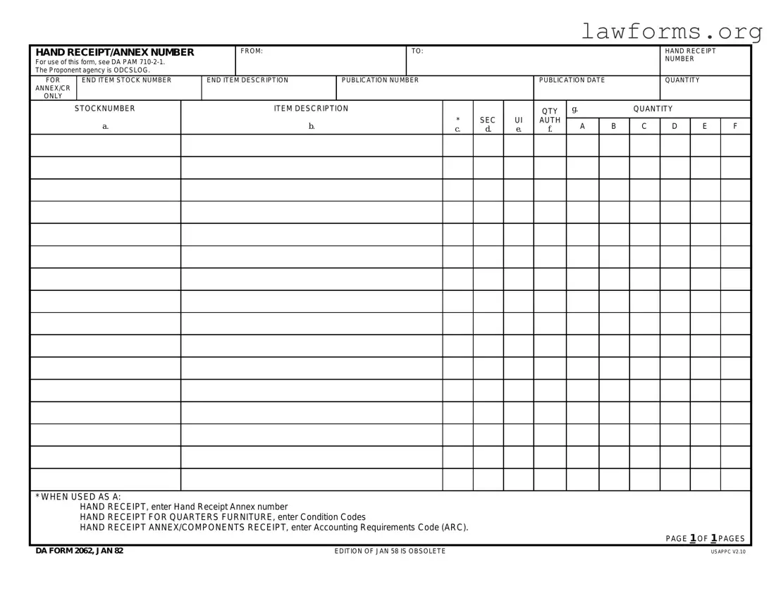Fill Out a Valid Da Template