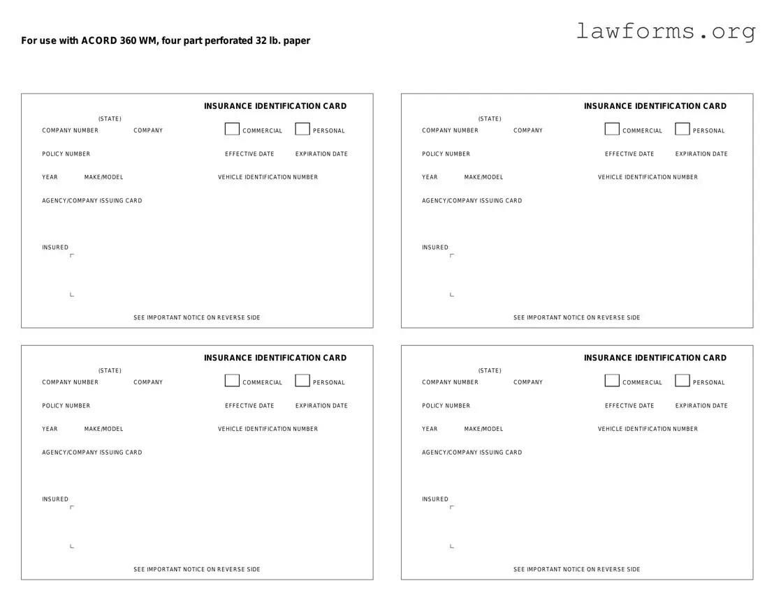 Fill Out a Valid Acord 50 WM Template