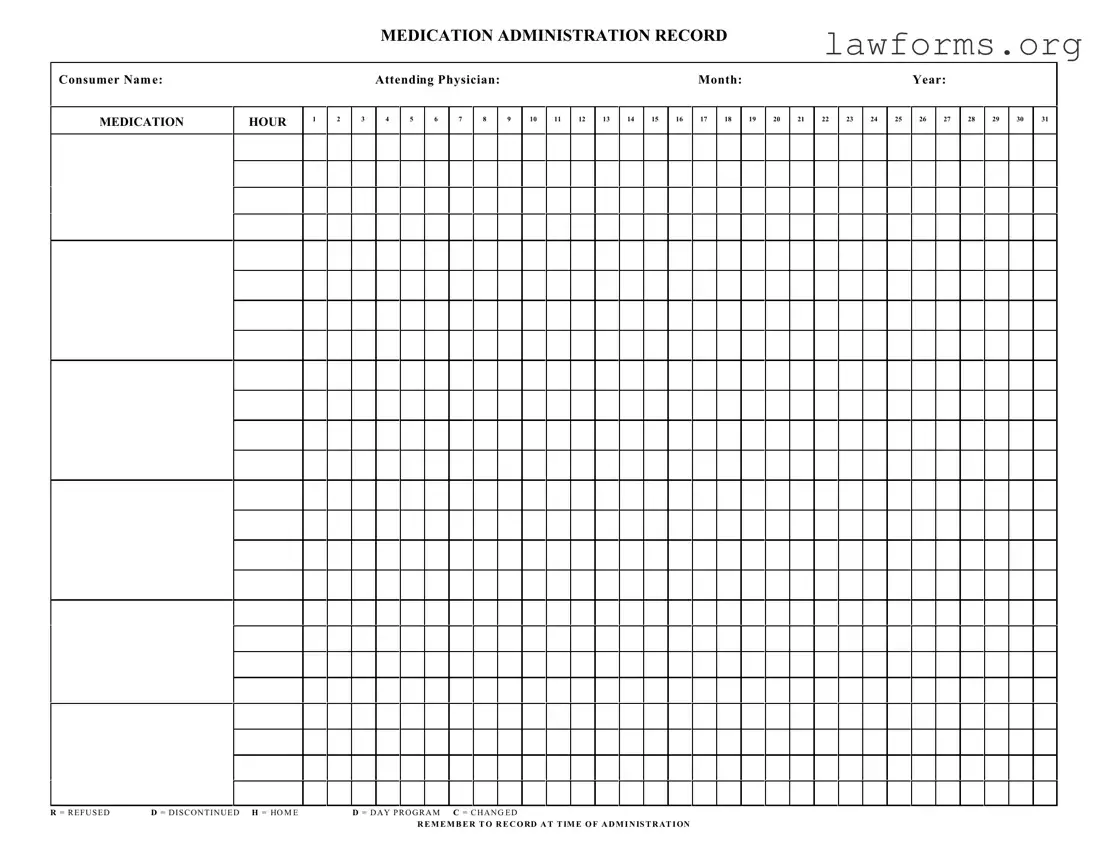 Fill Out a Valid Medication Administration Record Sheet Template