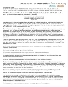 Fill Out a Valid California Advanced Health Care Directive Template