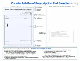 Fill Out a Valid Prescription Pad Template