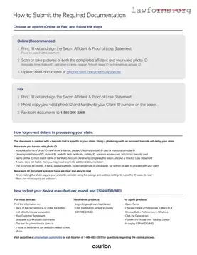 Fill Out a Valid Asurion F-017-08 MEN Template