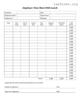 Fill Out a Valid Time Card Template