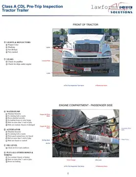 Fill Out a Valid Pre Trip Inspection Checklist Template