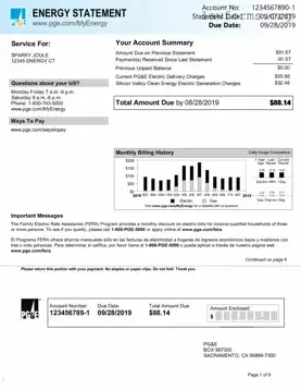 Fill Out a Valid Utility Bill Template