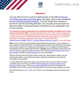 Fill Out a Valid IRS W-2 Template