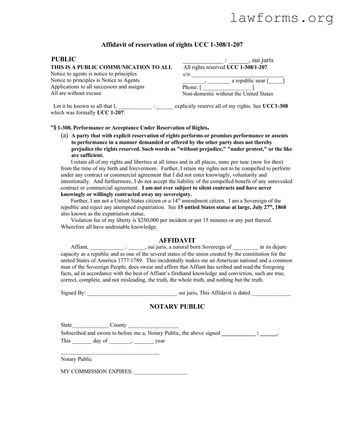 Fill Out a Valid Ucc 1 308 Template